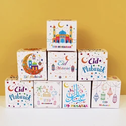 5/10Pcs EID Mubarak Candy Gift Box Ramadan Decoration for Home Muslim Islamic Festival Party Supplies 2023 Ramadan Kareem Gifts