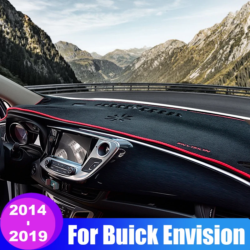 

Чехол для приборной панели автомобиля для Buick Envision 2014, 2015, 2016, 2017, 2018, 2019, 2020, 2021