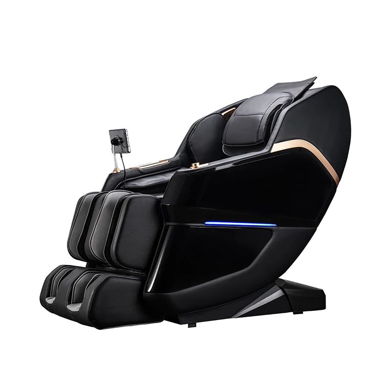 High Quality Custom Luxury Sl Track Airbag Zero Gravity Full Body Portable Small 4d Massage Chair With Voice Function