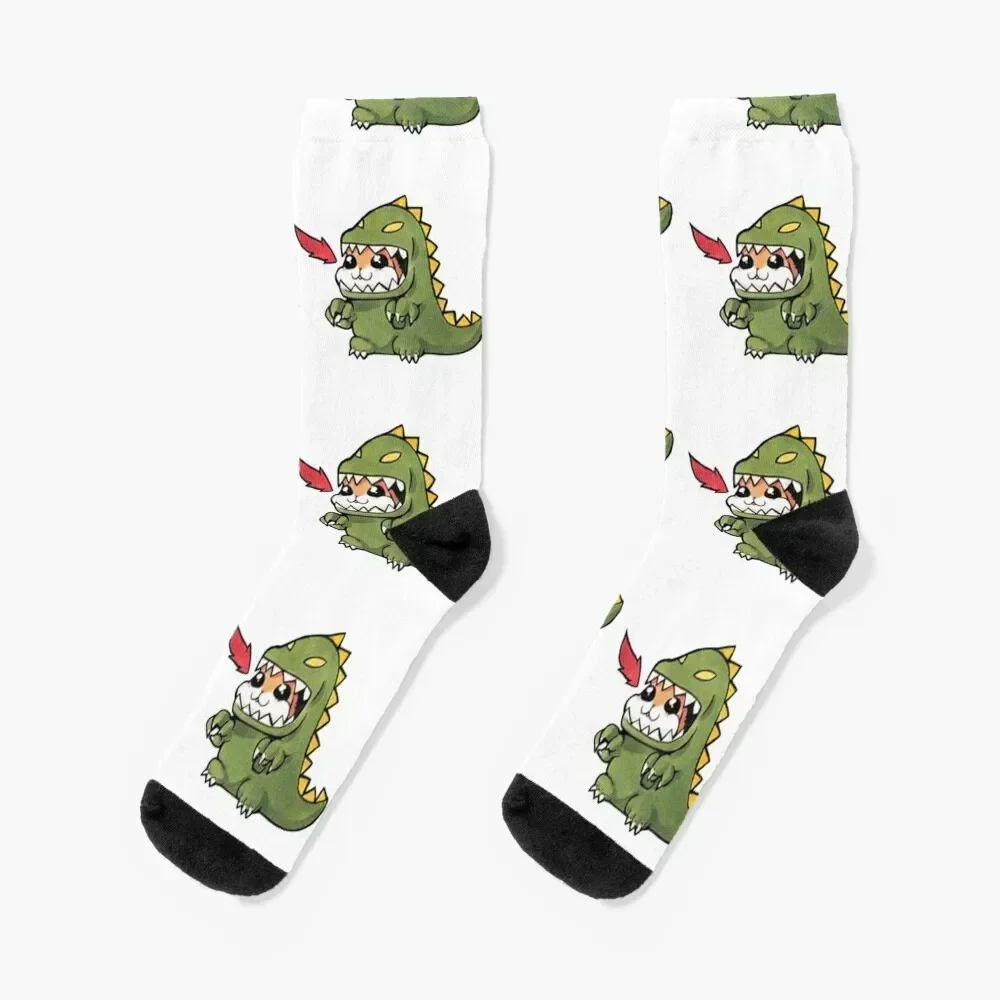 

Ao Dinosaur Yona of the Dawn Socks crazy Lots warm winter men cotton high quality Mens Socks Women's