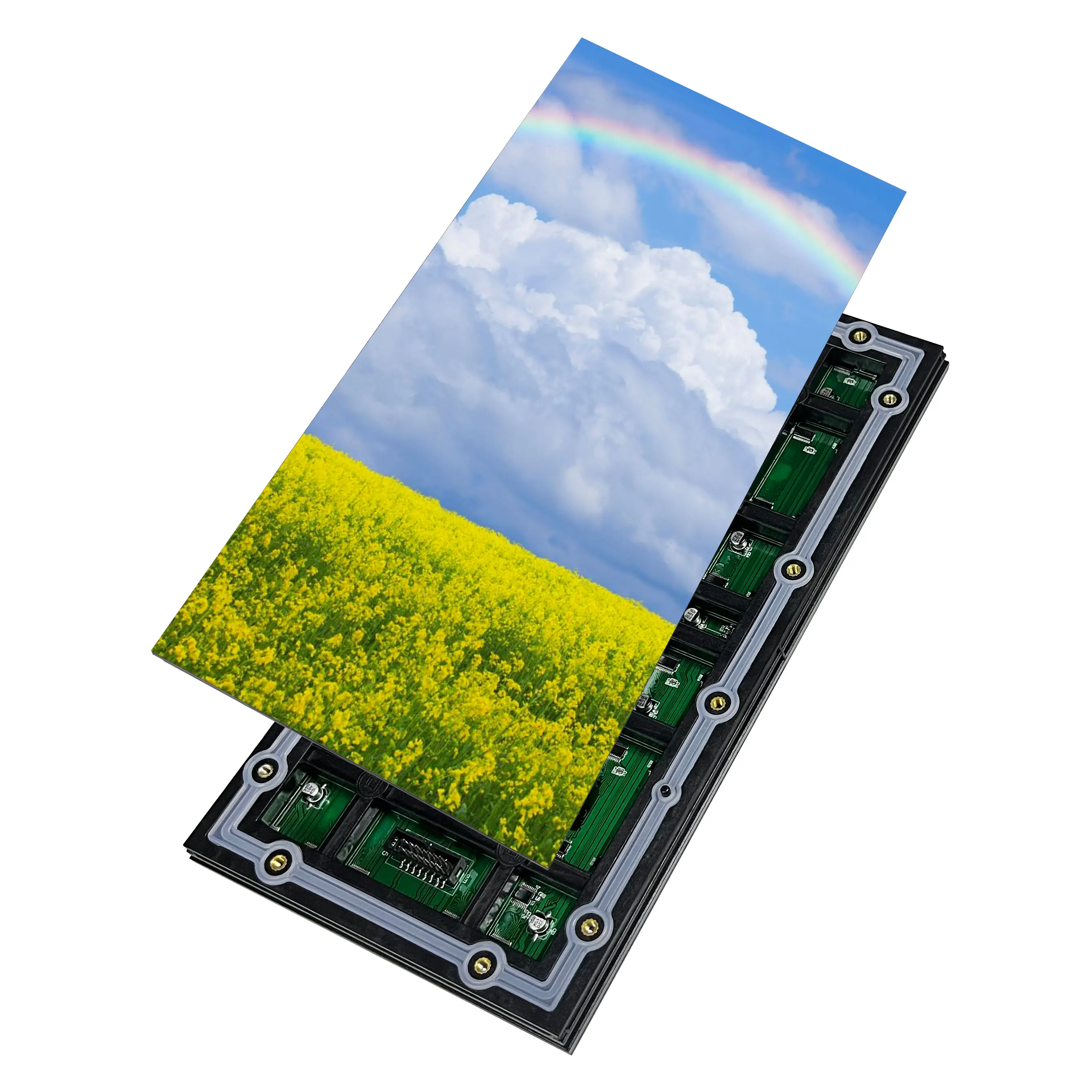 P10 RGB LED Screen Panel Outdoor 320*160mm 32*16 pixels 1/2scan SMD3535 Full Color P10 LED Display Module