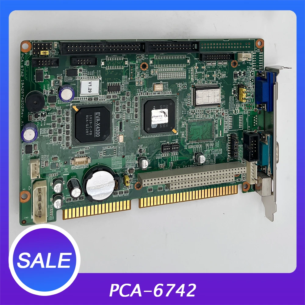 Original For Advantech Industrial Computer Motherboard  PCA-6742 PCA-6742 PCA-6742LV REV A1