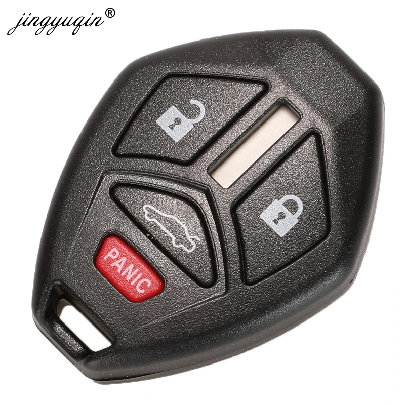 jingyuqin No Blade Remote Key Shell Case Fob For Mitsubishi Lancer Outlander Endeavor Galant 2+1/3+1 Buttons Car Key Style