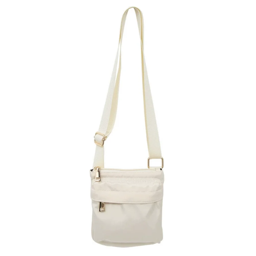 

Multifunctional Crossbody Phone Pouch Korean Style Street Style Nylon Shoulder Bag Handheld Solid Color Men Square Bag Woman