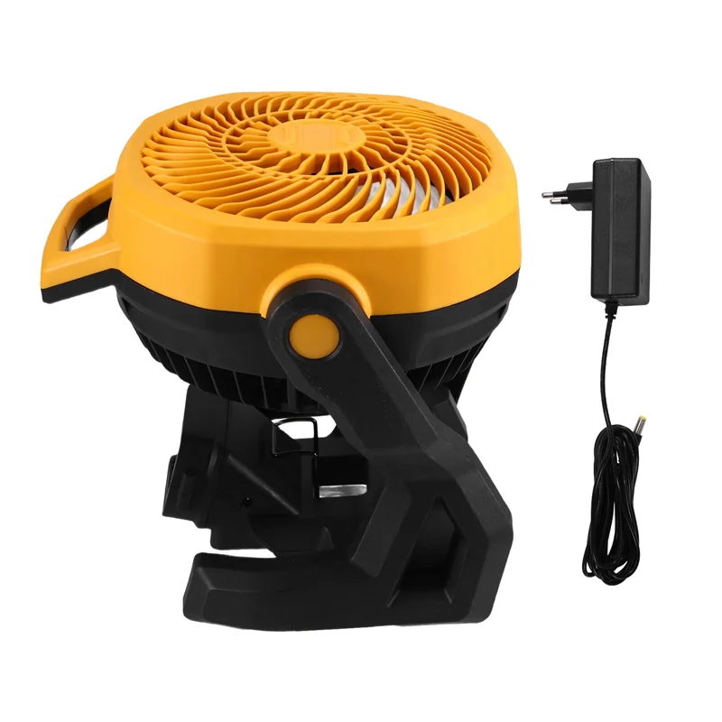 

For DCB200 18V 20V Lithium Battery Powered Portable Camping Fan Desktop Floor Fan EU Plug