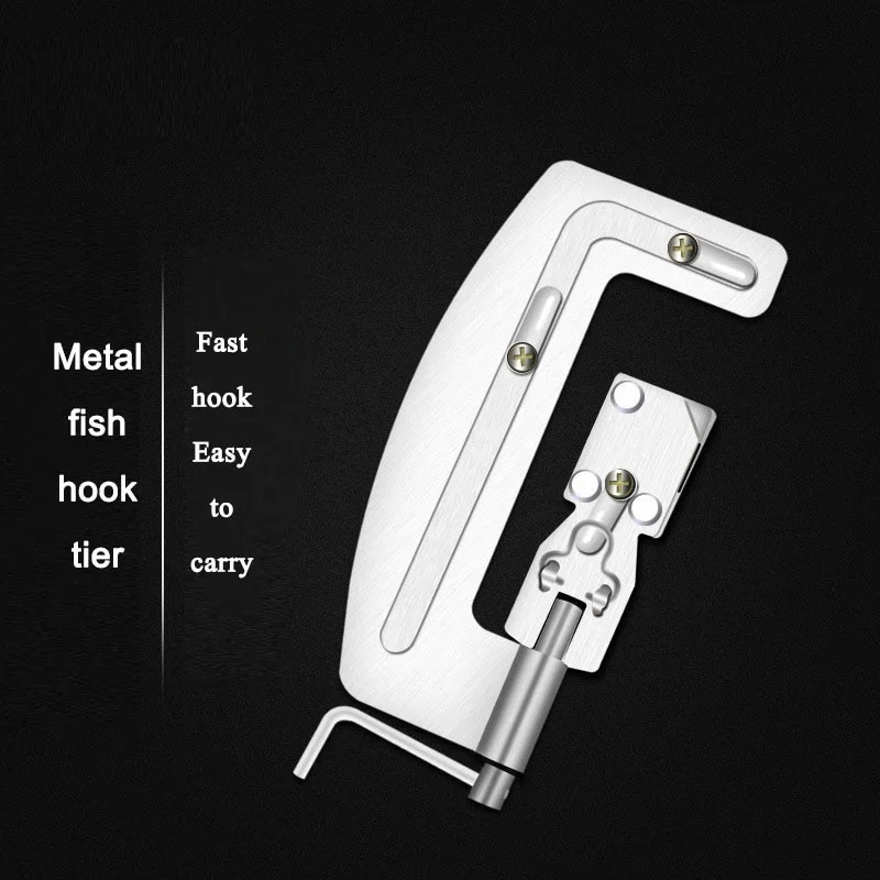 High Quality Semi Automatic Fishing Hooks Line Tier Machine Portable  Stainless Steel Fish Hook Line Knotter Tying Bindin - AliExpress 18