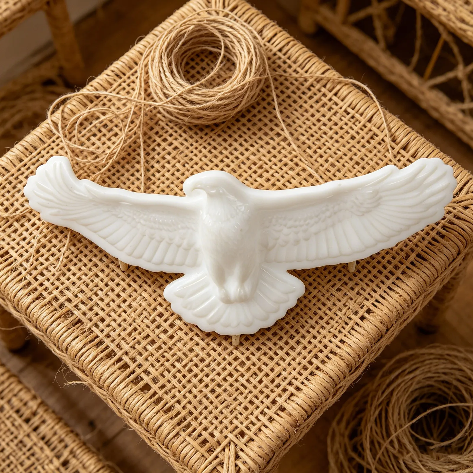 

American Eagle Silicone Mold 3D Eagle Casting Mould For Patriotic Independence Day Diy Craft Ornament Chocolate White Epoxy