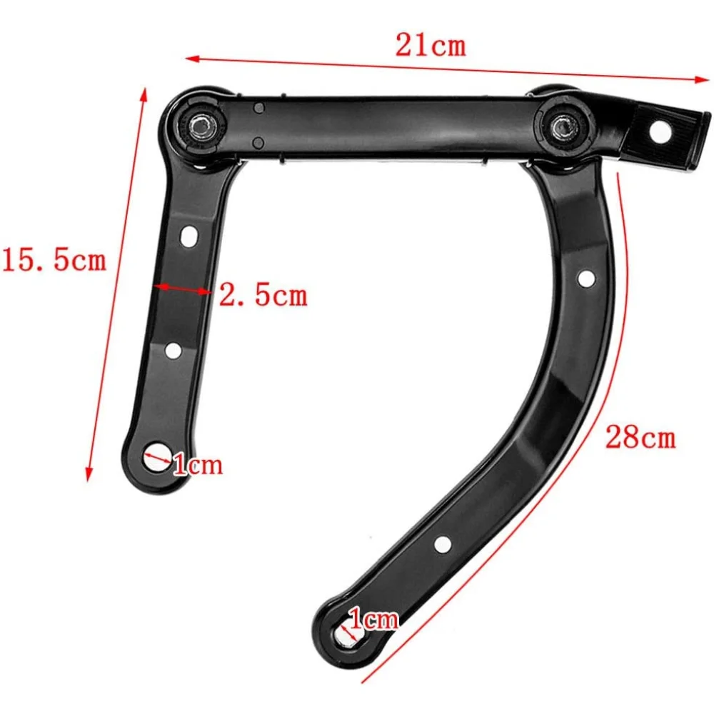 

ForCar Wiper Arm Black Right Passenger Side For BMW E60 E61 E63 E64 61617185366 Car Accessories