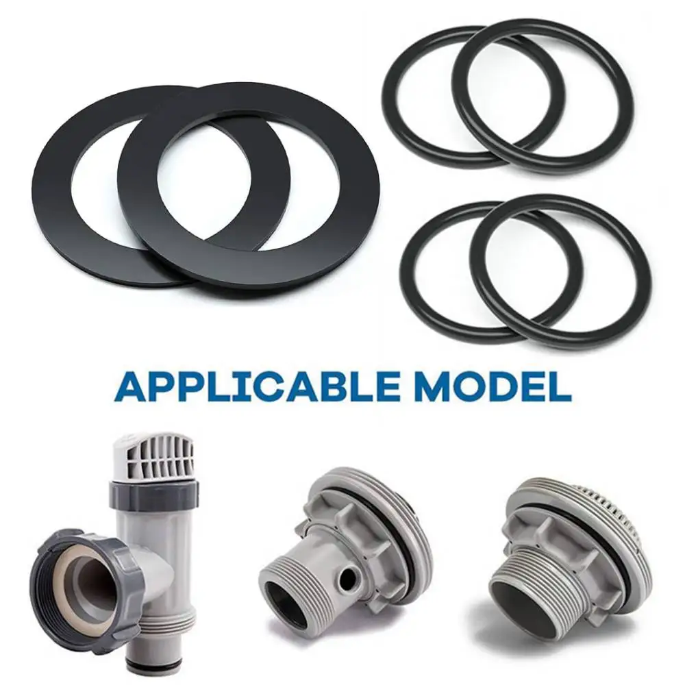Arandela de goma para válvula de buceo, junta de piscina, accesorios para Intex 10745, P6029, piezas de equipo de piscina