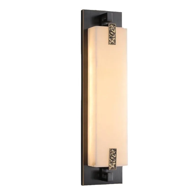 

Outdoor Wall Light Waterproof Marble Strip Wall Light Advanced Modern Hall Aisle Garden Light