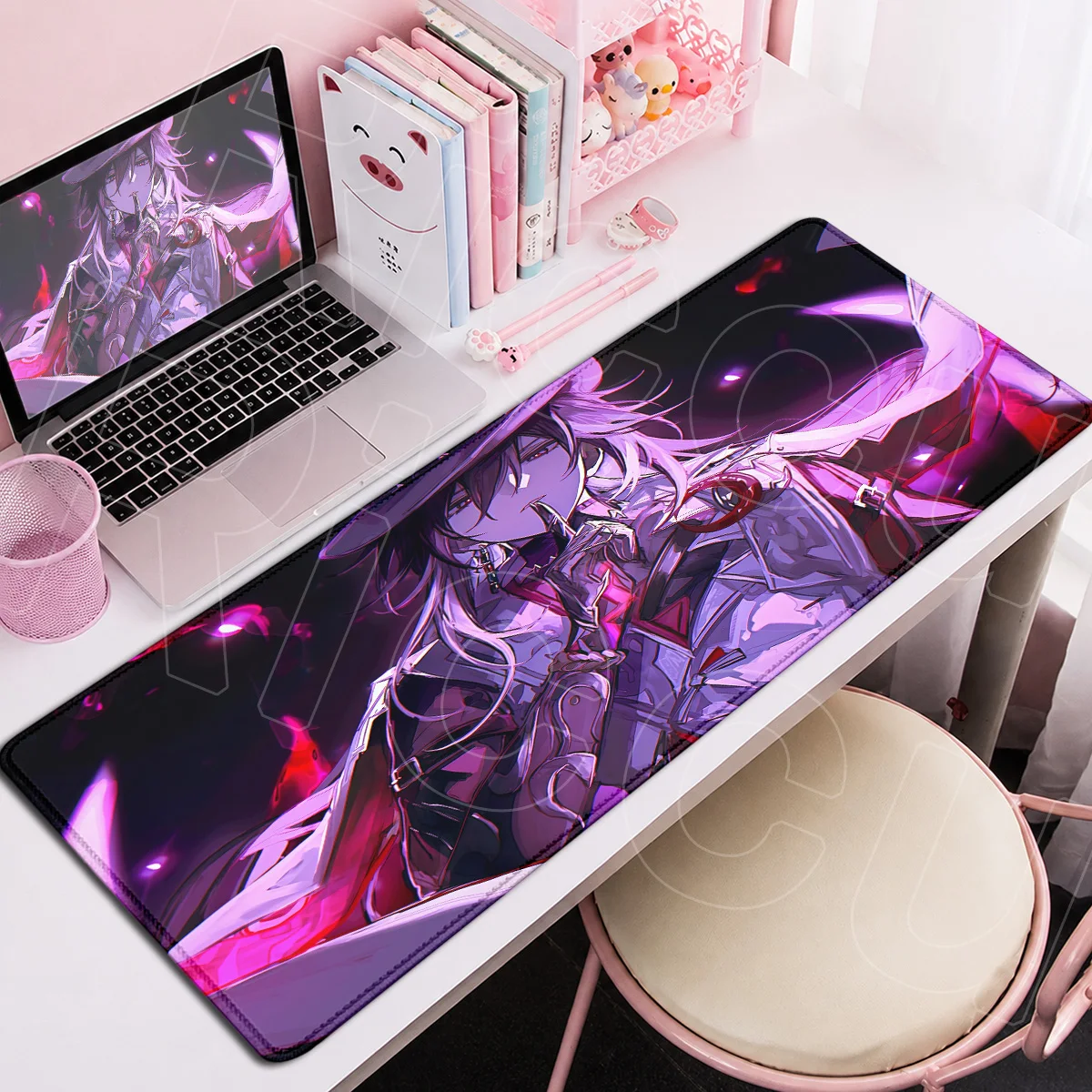 Honkai Star Rail Ashveil Hot Wallpaper Mauspad HD-Druck E-Sport Gamer Tischunterlage PC-Bürozubehör 900x400mm Mausmatte – Detail 7