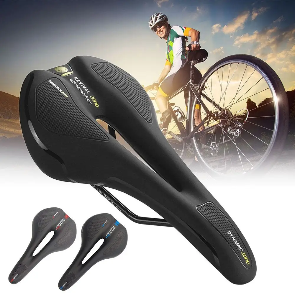 

Spare Parts Breathable Bike Saddle Anti-skid PU Leather Cycling Cushion Bike Seat Cushion