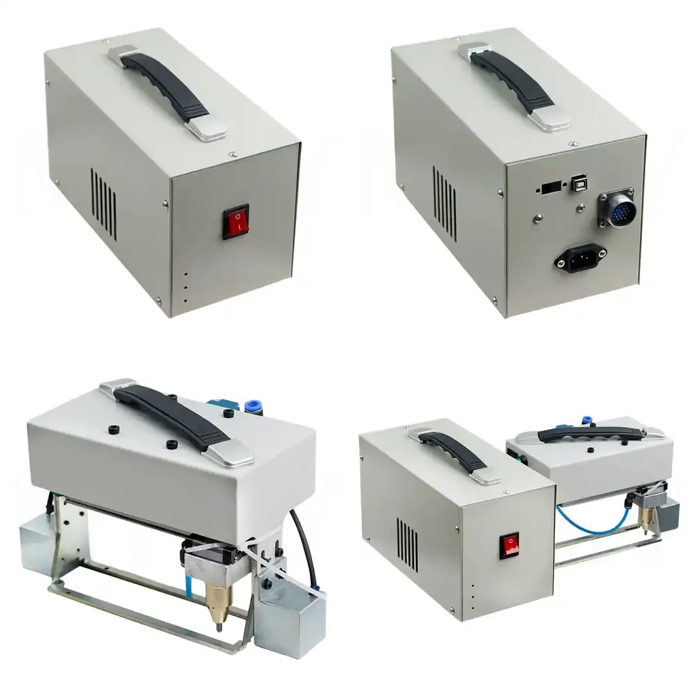 

2026-Marking Machine VIN Code 120*30 Pneumatic Metal Dot Peen Marking Machine Plotter Printer Coding Machine