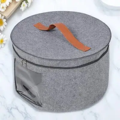 

Travel Hat Storage Organizer Box Non-Woven PVC Clear Panel for Baseball Caps Felt Hats Easy Access Carry Hat Holder for Trucks
