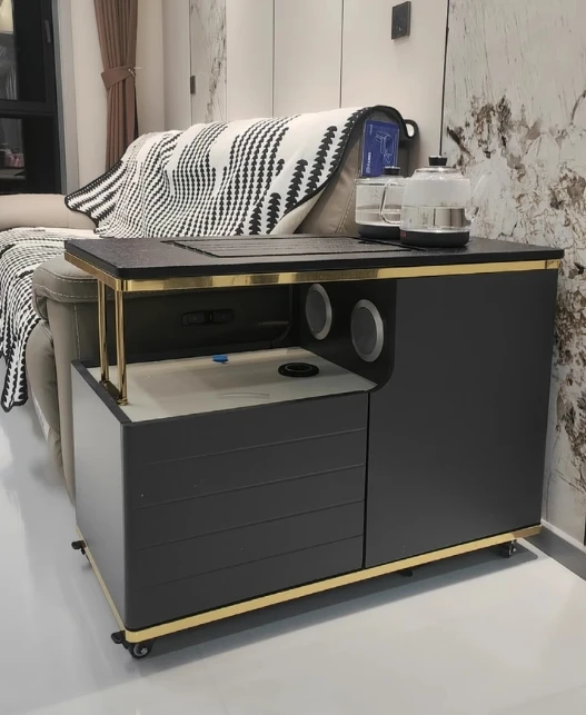 Simple Kung Fu Table Multi-functional Living Room Balcony, Small Tea Cart Table Household Movable Tea Table  Столик На Колесах