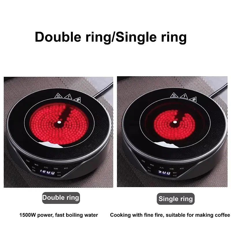 110V/220V Electric Ceramic Stove Mini Stove Electric Hot Plate Heater Stove Heating Furnace Portable Maker Water