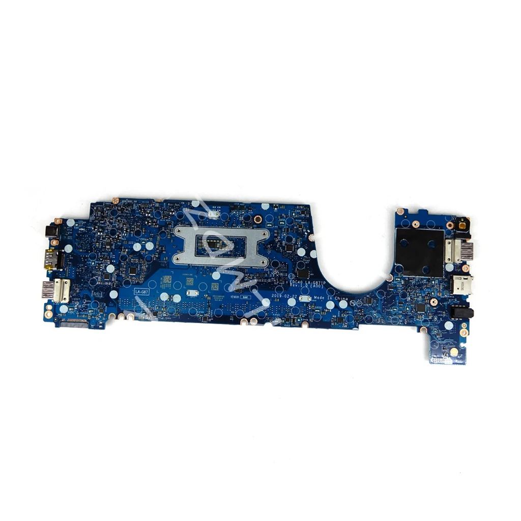 LA-G871P With  i5 i7-8th Gen CPU Notebook Mainboard For Dell Latitude 14 7400 Laptop Motherboard Fully Tested OK