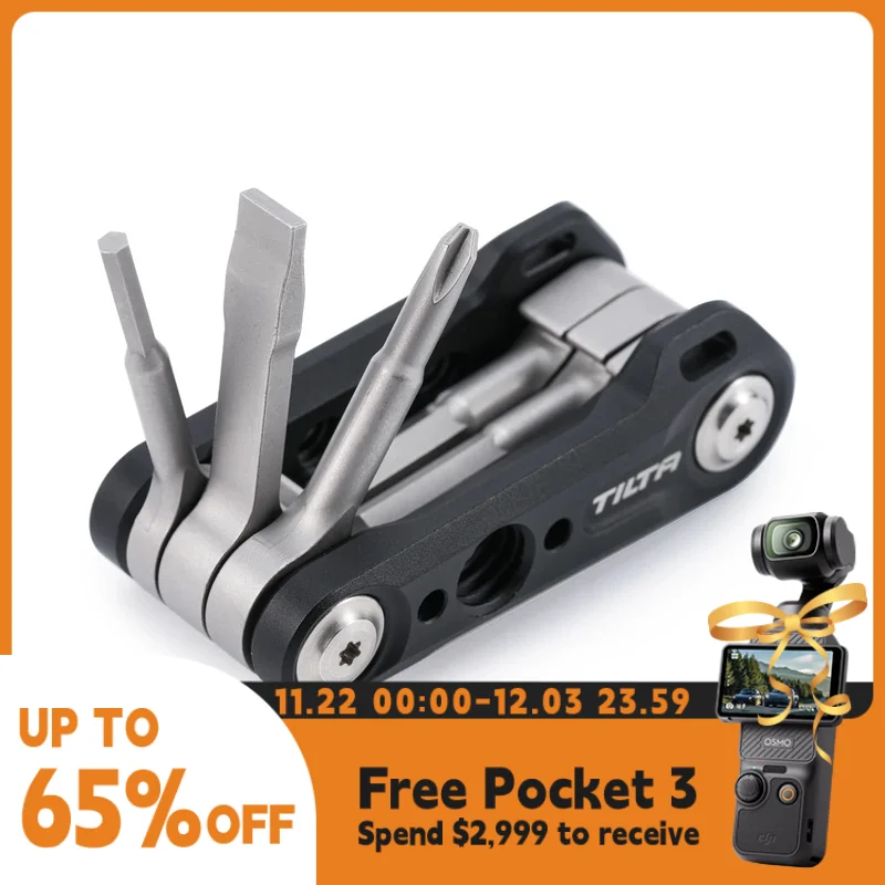 TILTA TA-MMT Multi-Functional Mini Tool Kit Black/Titanium Gray