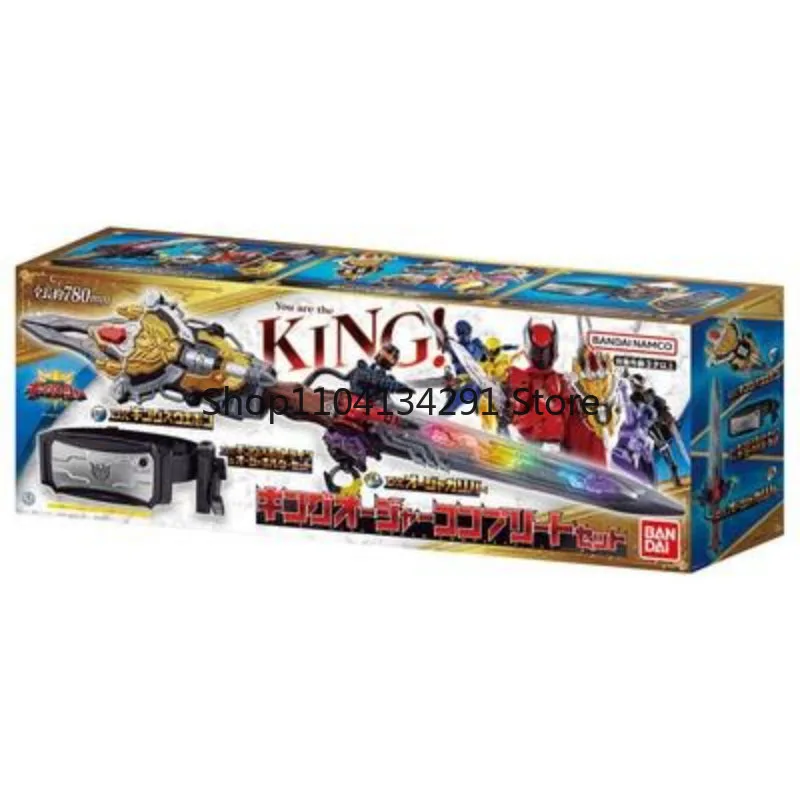 Bandai Original Ohsama Sentai rey-ohger transformador espada sagrada cinturón móvil armado Anime figuras de acción juguetes niños niña niños regalo