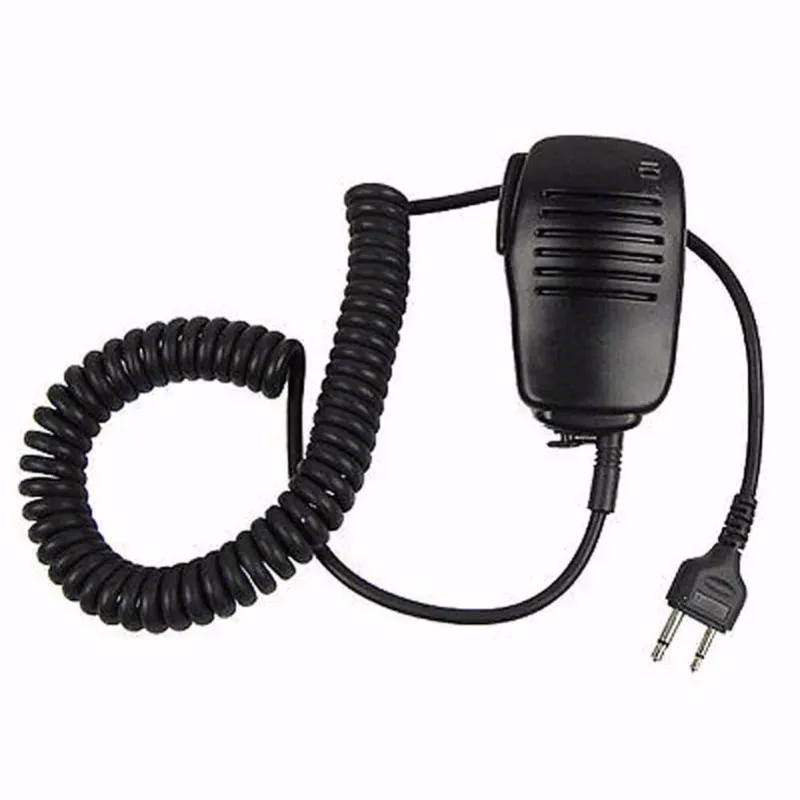 KMC-26 Walkie Talkie Shoulder Speaker Mic 2 PIN Handheld for ICOM IIC-V8 IC-V85 IC-V82 F3/F21/F3G/F26