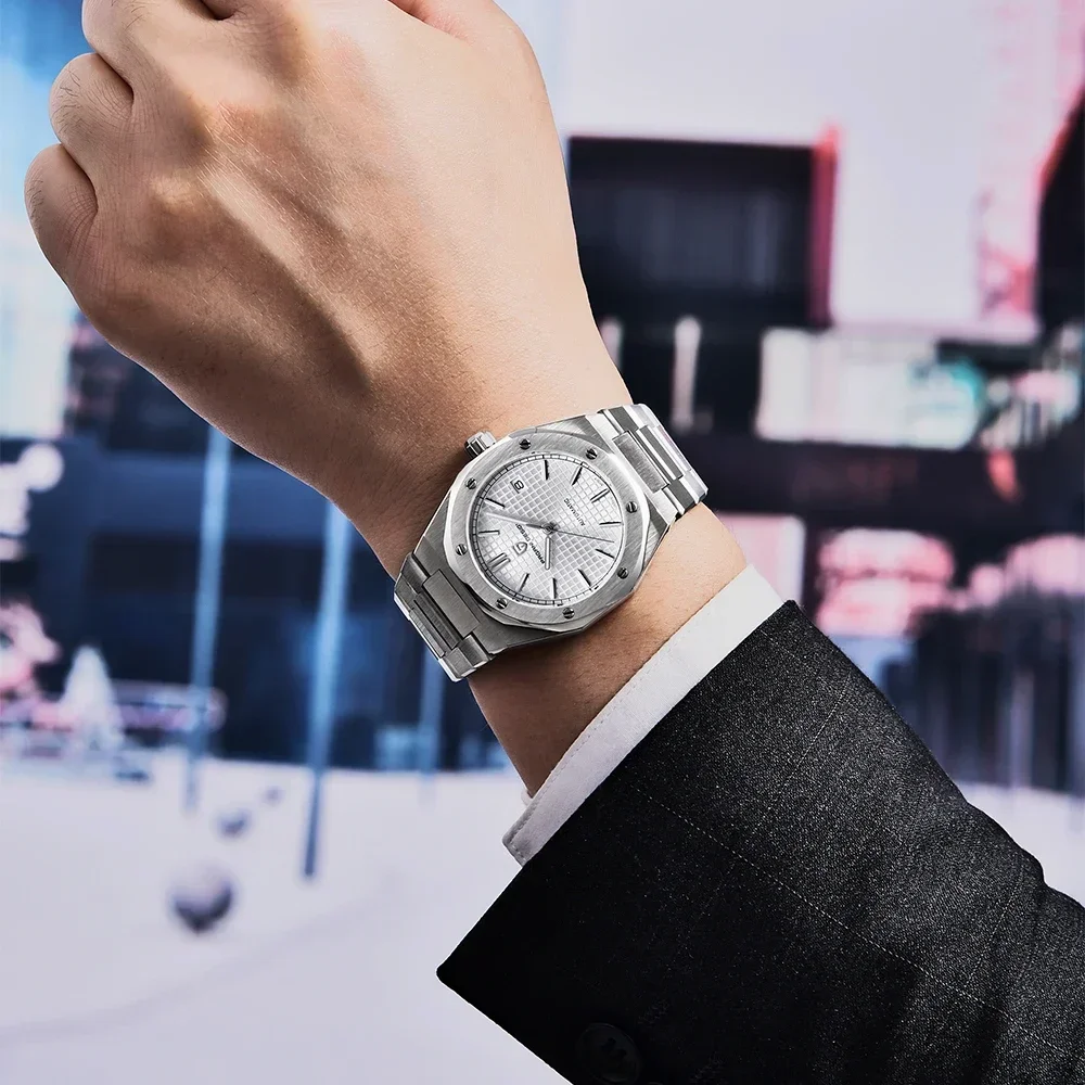 PAGANI DESIGN 2026 Top Brand Men Watch 8215 Military Sports Automatic Mechanical Watches Waterproof Stainless Steel reloj hombre