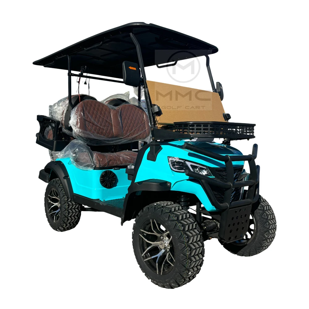 New Fashion Factory Price 4 Seats Luxury Electric Golf Carts for Sale with 72V lithium battery 4 Wheel Drive Electric Golf Cart