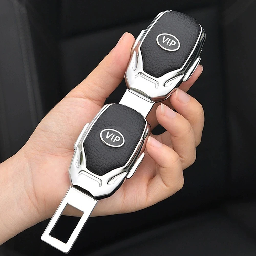 Black Car Seat Belt Clip Extenders Plug Seatbelt Buckle Lock Socket  for BMW Audi Honda Kia Nissan Hyundai VW Safety Buckle