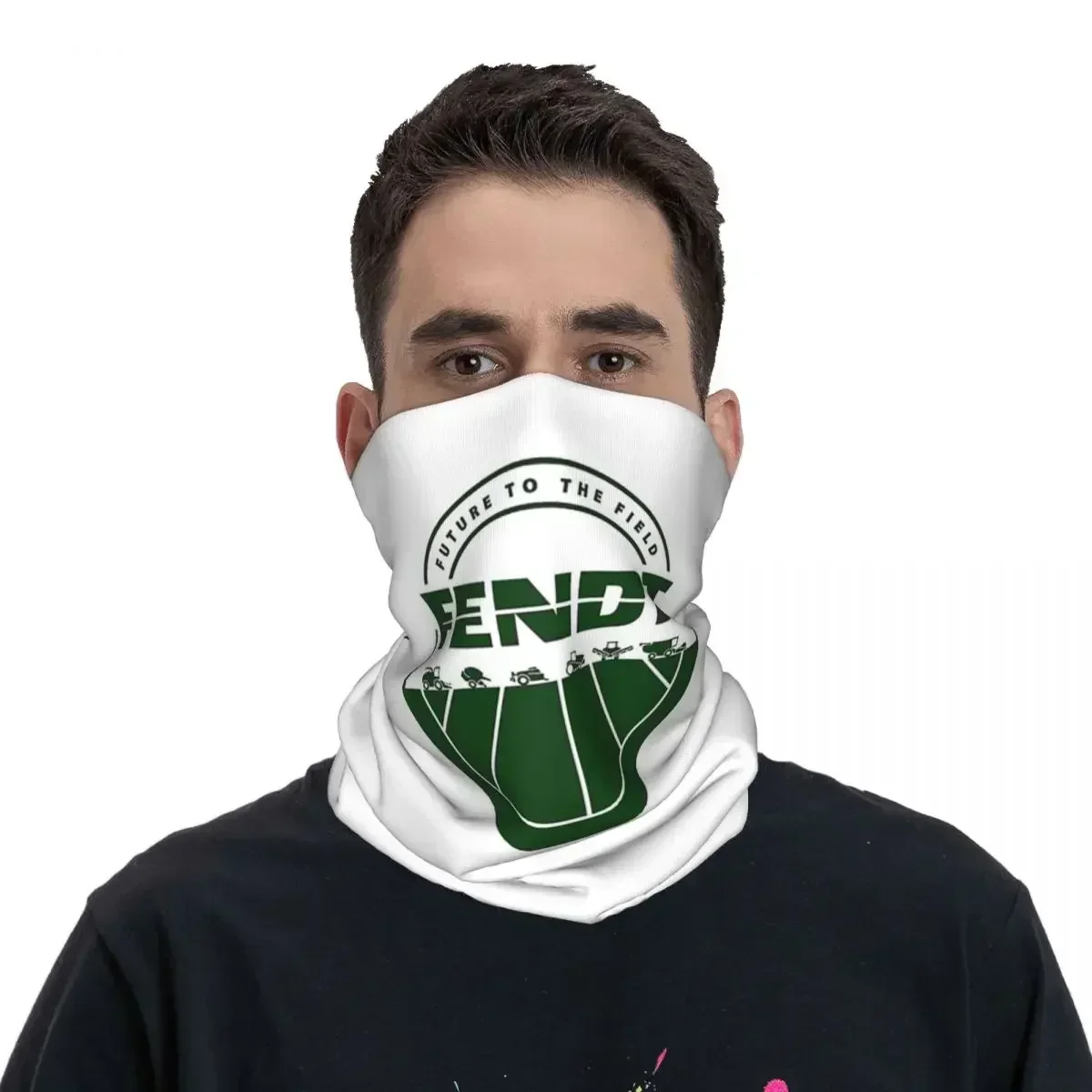 Tractor Fendt Farming Agriculture Bandana Neck Cover Printed Mask Scarf Multi-use Balaclava Outdoor Sport Unisex Adult Windproof