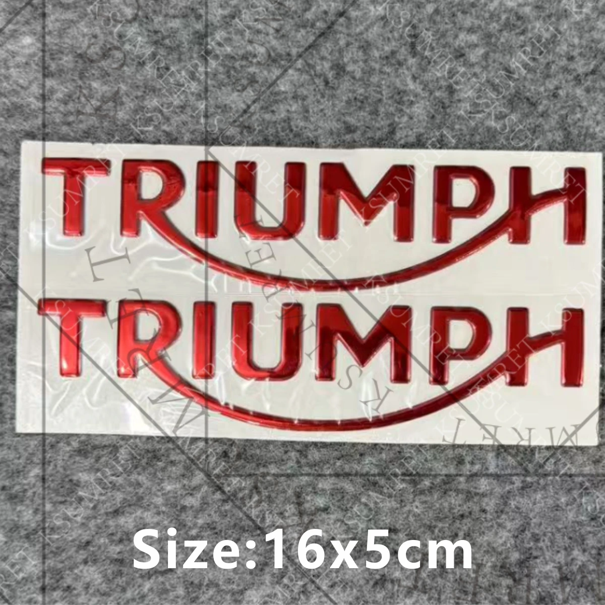 For Triumph Sticker 3D Logo Motorcycle Decal Tank Emblem image 3