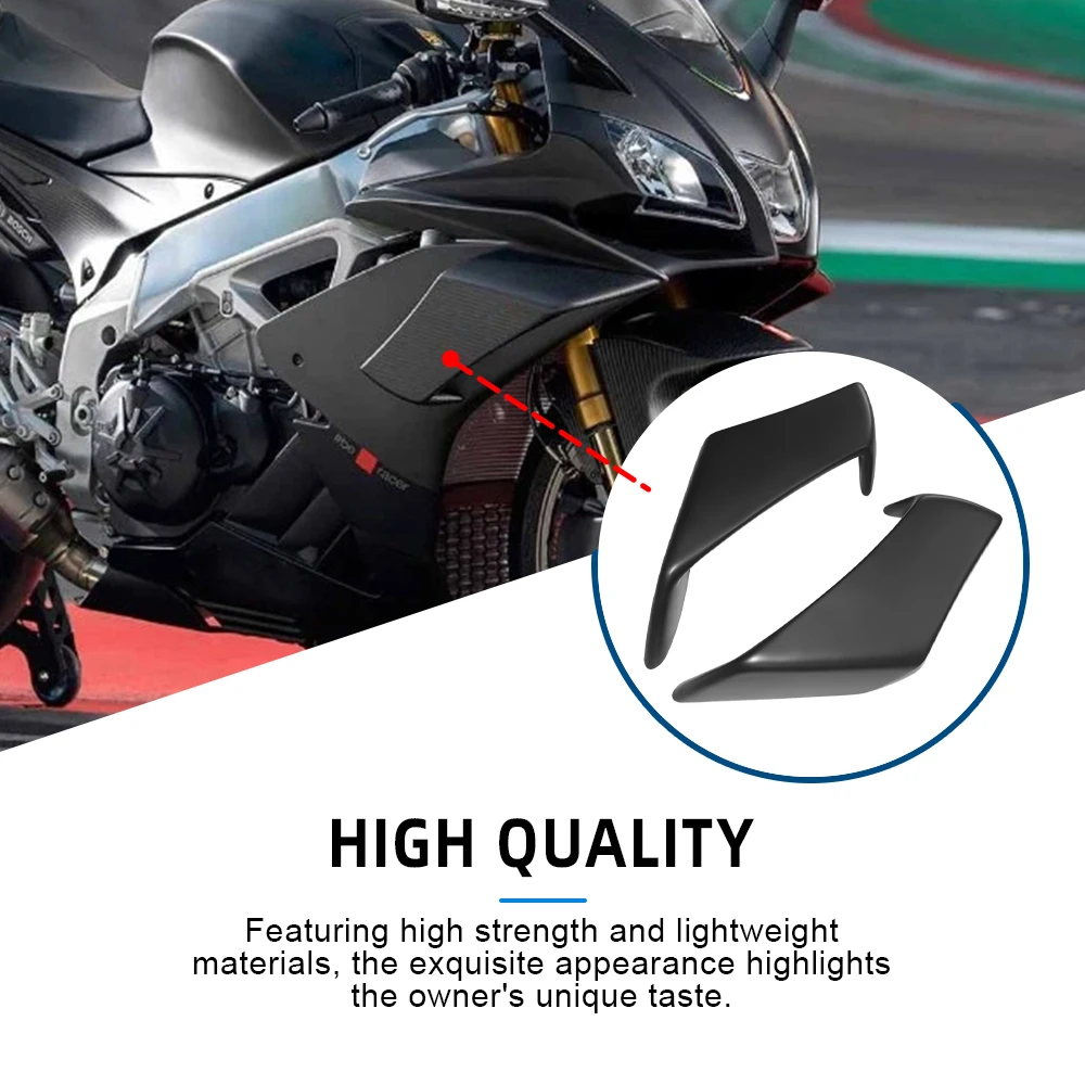 Suitable for Aprilia RSV4 2009-2020 motorcycle aerodynamic wing side panels, fixed wing air windshields ,high-quality side wings