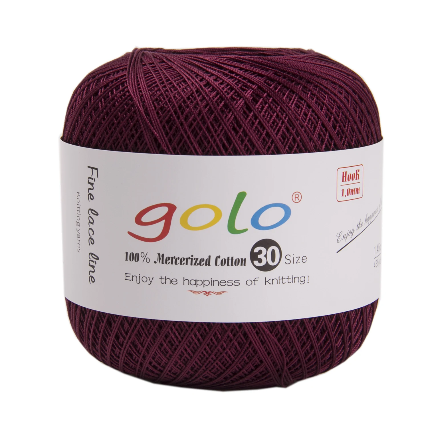 GOLO Crochet Thread Size 30 Lace Yarn for Hand Knitting Crochet Yarn for Knitting