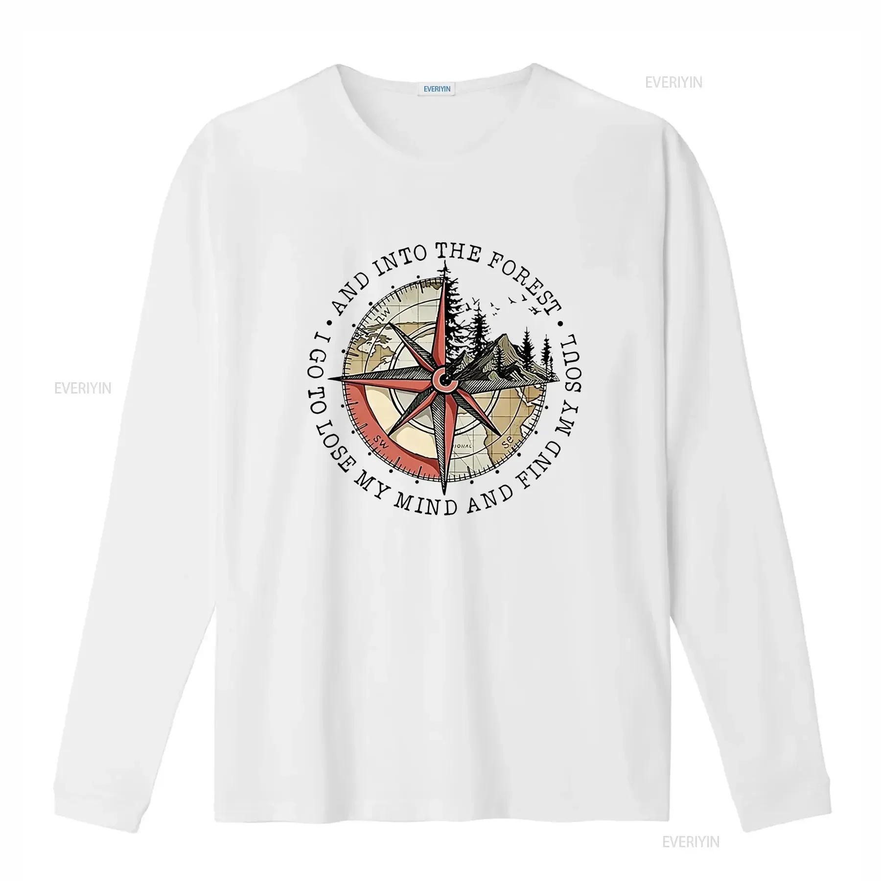 And Into The Forest I Go To Lose My Mine T shirt Camping WanderlusT Hiking Vintage vintage Washed graphic streetwear Stylish
