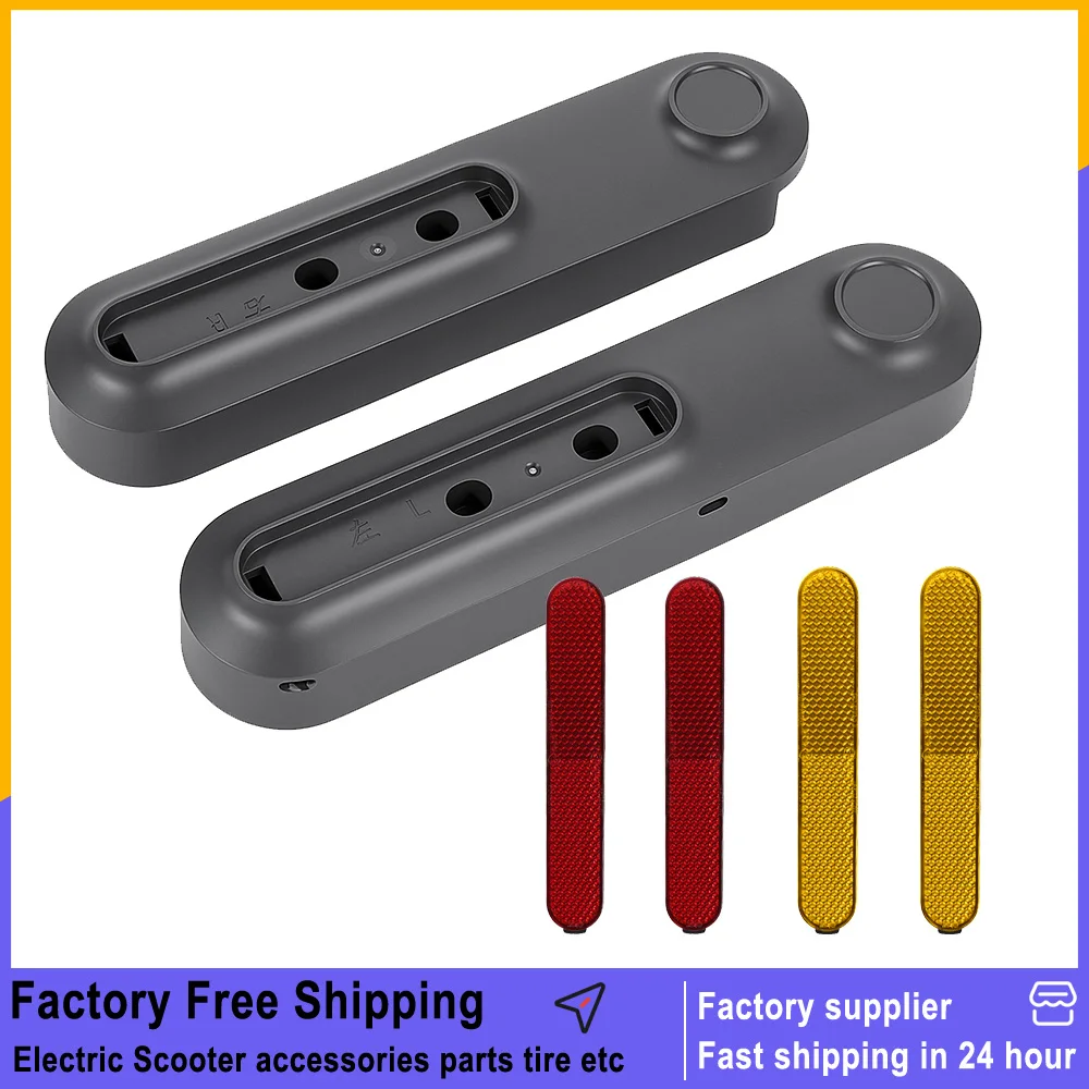 Rear Side Protective Reflective Strip Reflector For Xiaomi 6 Mi6 Electric Scooter Rear Fork Left Right Decoration Cover Parts