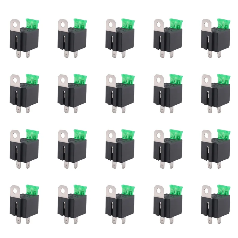 

20X 12V 30A 4 Pin SPST Auto Vehicle Relay Normally Opener Switch