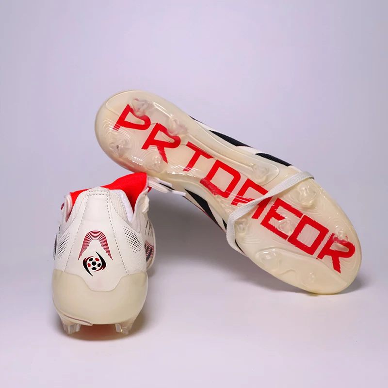 

2502 High Quality Mens Football Boots Boys Training Studded Fast Soccer Cleats Outdoor Non Slip Football Shoes for Man 35-45