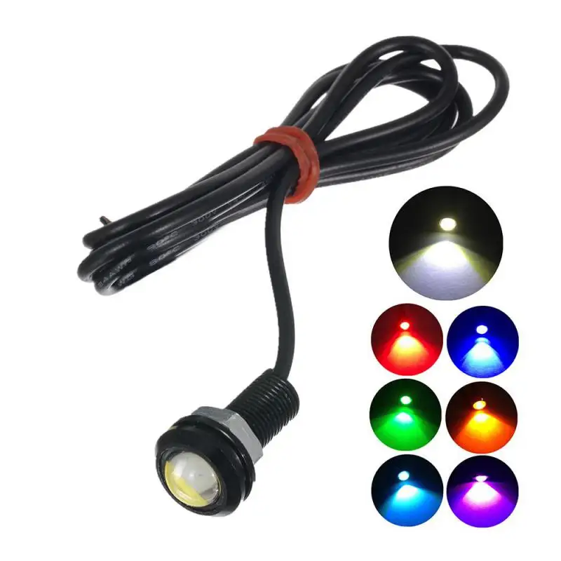 Motorcycle LED Light Bulbs 12V Rearview Mirror Flashing Blinker Lamps 3LED Eagle Eye Lamp Bulb Universal Lighting & Indicator