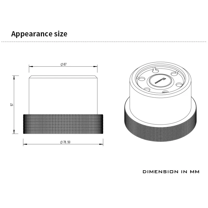 

Barrow D5 / MCP655 Series Pumps Cover Combination Aluminum Alloy Cooling Kit Modification Kit LD5HK-V1