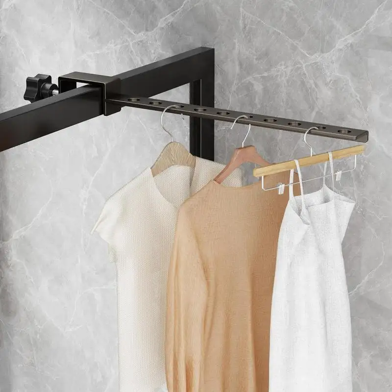 Window Frame Drying Rack Multi Purpose Clothes Drying Rack Space Saver Adjustable Angle Clothes Hanger Wall mounted Coat Dryer