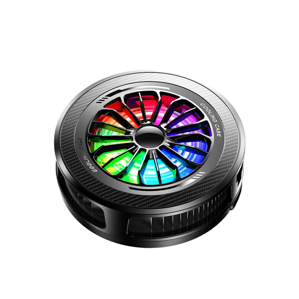 Magnetic RGB Phone Cooler with Digital Display