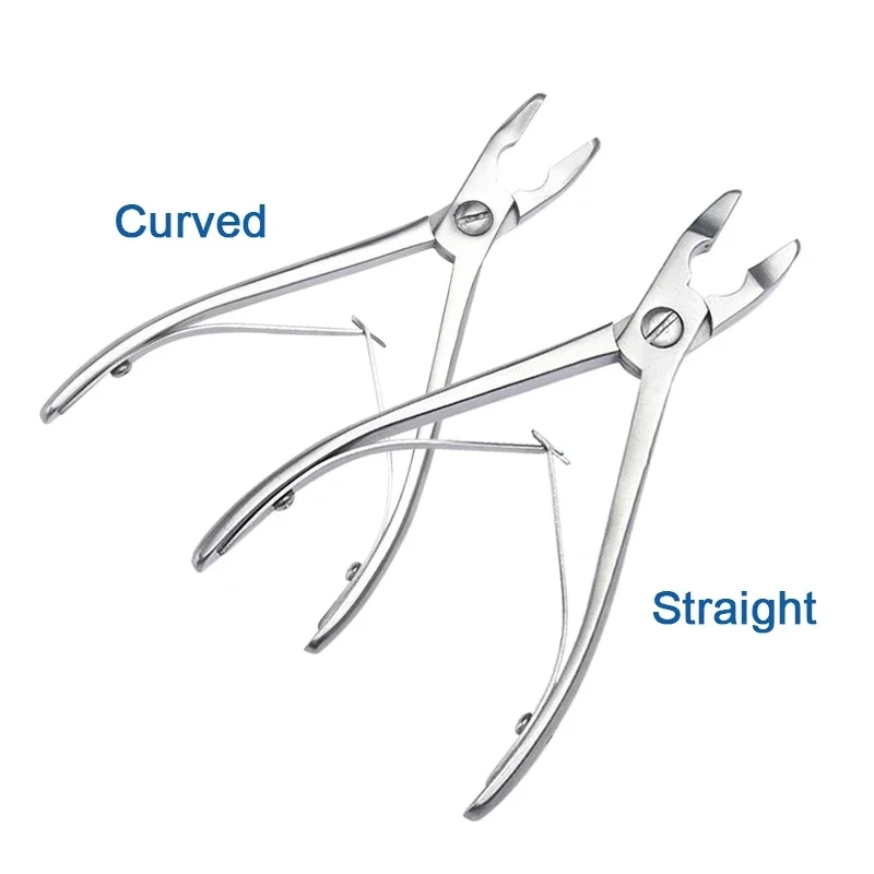 Medical Stainless Steel Single Joint Rongeur 180mm/240mm Pliers Orthopedic Surgical Instrument pet