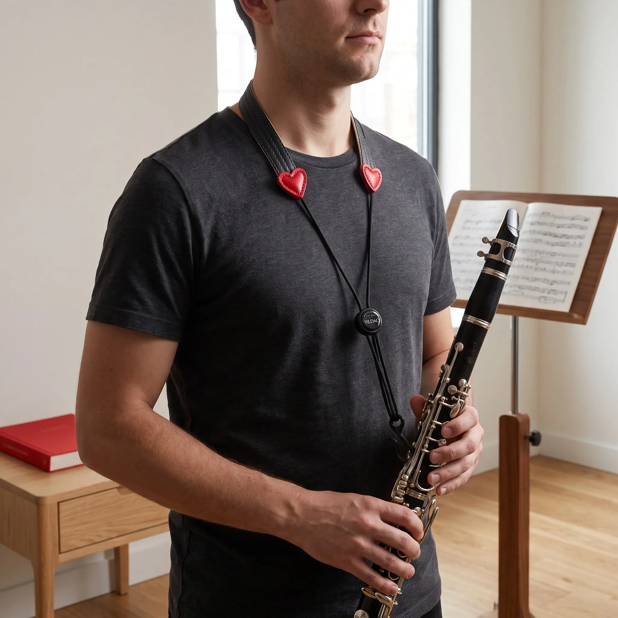 alca-de-pescoco-ajustavel-preta-para-clarinete-alca-de-ombro-acolchoada-com-formato-de-coracao-para-saxofone-acessorio-para-instrumentos-musicais-com-fecho-de-metal
