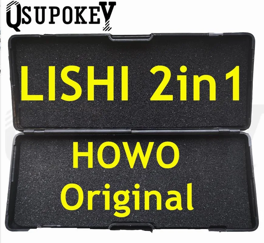 QSUPOKEY 2023 NEW  Original LiShi 2in1 repair Tool Locksmith Tools HOWO Repair tools  for Howo Large Cargo Side Milling