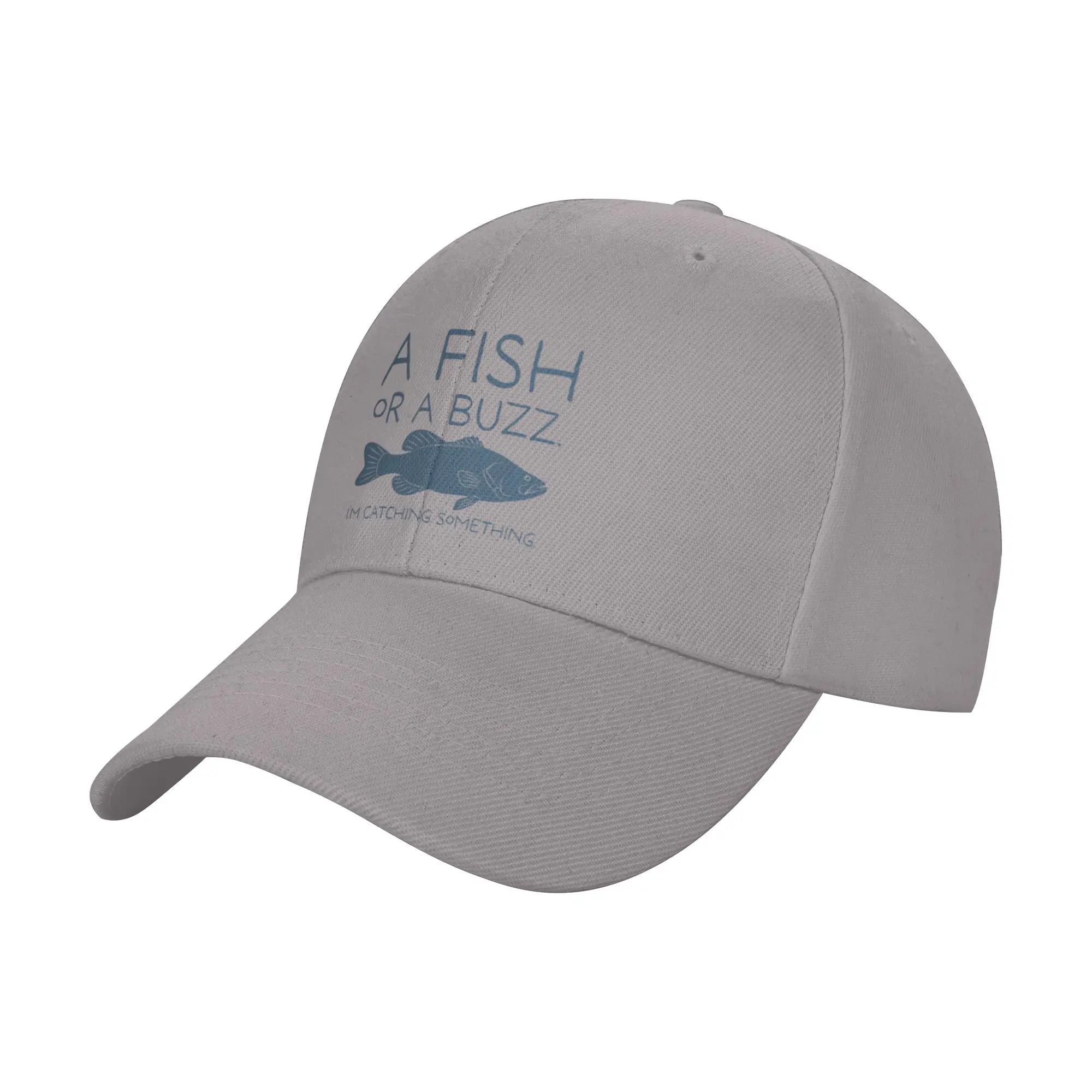 A Fish or a Buzz  I m catching something  Trendy Baseball Cap Backpacking Trucker Hat Baseball Cap