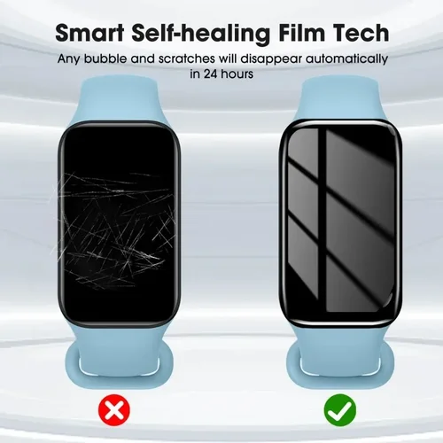 Imagen 2 del producto Para Xiaomi Band 8 9 Active 3D película protectora de borde curvo para Mi Band 8 9 funda protectora de pantalla activa accesorios para reloj inteligente