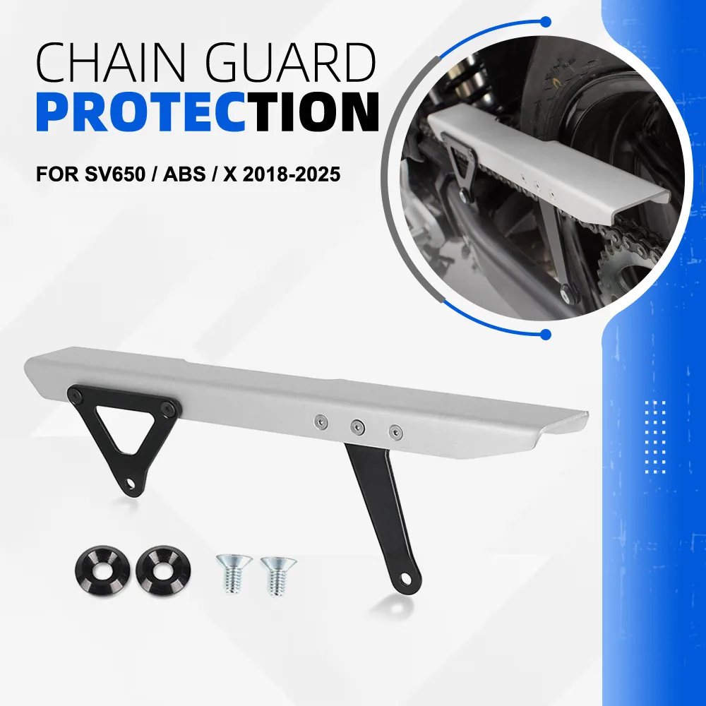 

Chain Guard FOR SUZUKI SV650 / ABS / X 2018-2025 2024 2023 2022 2021 2020 Motorcycle Chain Belt Guard Cover Protector Decorative