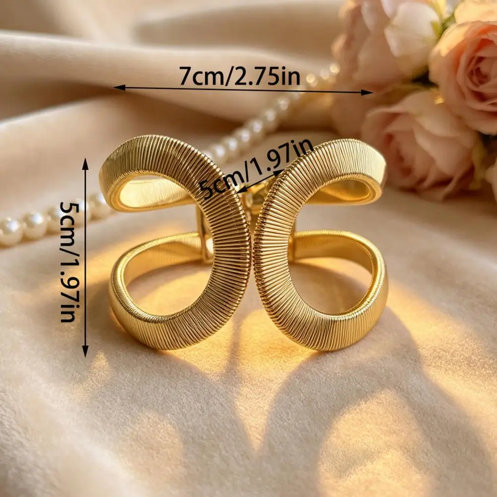 Modern Curtain Tieback Renters Curtain Holder Curtain Buckle Double C Shape Tieback Anti-oxidation Holder for Home Decor Easy