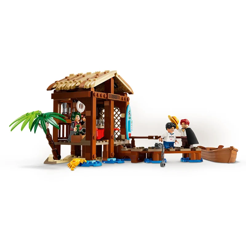 LEGO One Piece Series 75636 Windmill Village Cabin Model Anime Building Blocks Toy Gift