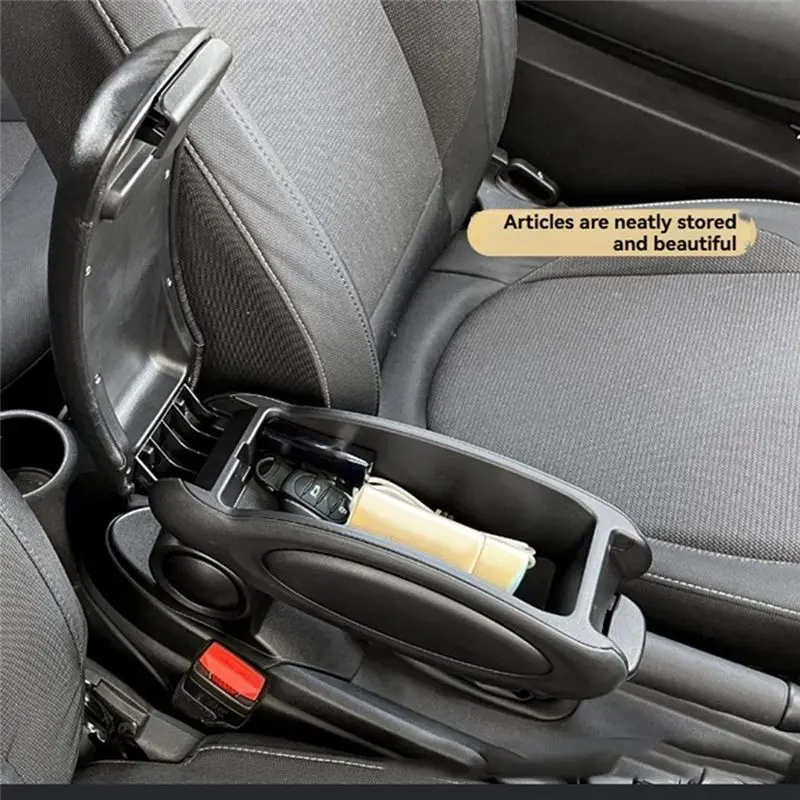 AMEXIAOXU  Car Central Control Armrest Box Seat Storage Box Car Modification Accessories For BMW MINI Cooper S F55 F56 F57