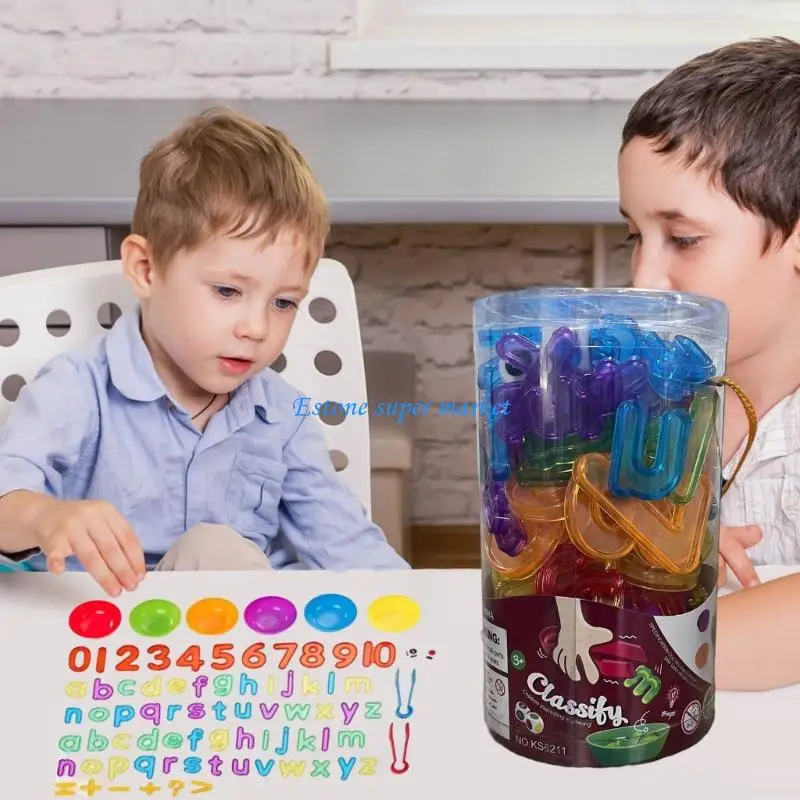 090B Matemática Aprendizagem Contando Brinquedo Color Matching Activity Playset Desenvolvimento Sensorial