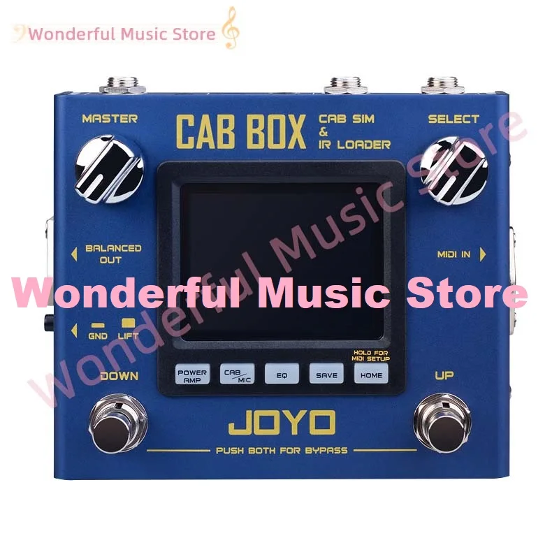 

JOYO R-08 CAB BOX Digital Multi Effect Pedal 128 Tone Store Positions Guitar Pedals Cabinet Simulator & IR loader